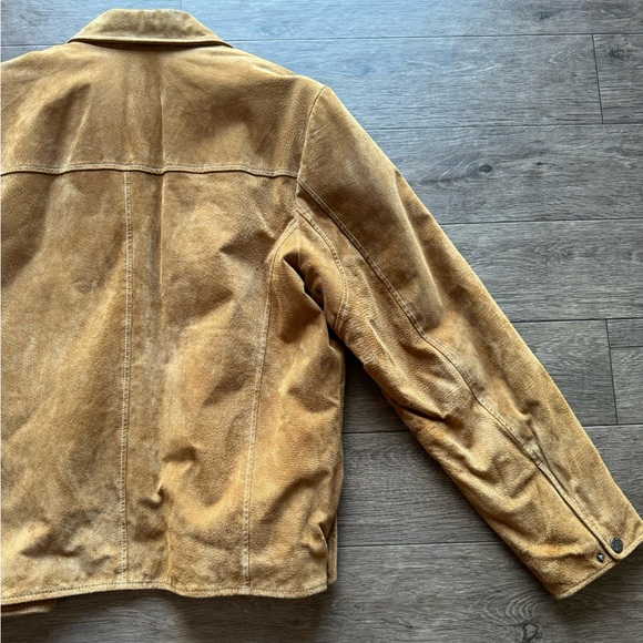 Wilson’s Leather Vintage Brown Suede Jacket Men’s Large - Picture 10 of 10